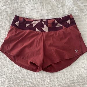 PINK OISELLE ATHLETIC SHORTS